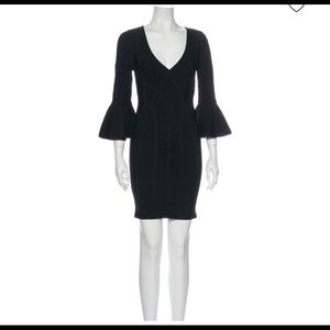 Herve Leger Black Yasmine Mini Dress